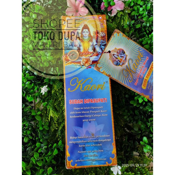 Dupa Kaori Tri datu pasupati / Kaori Tridatu / Dupa Pasupati / Dupa tridatu