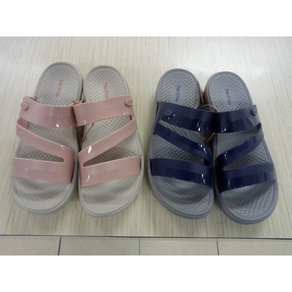 Sandal Wanita Bata Model selop bahan karet produk Original