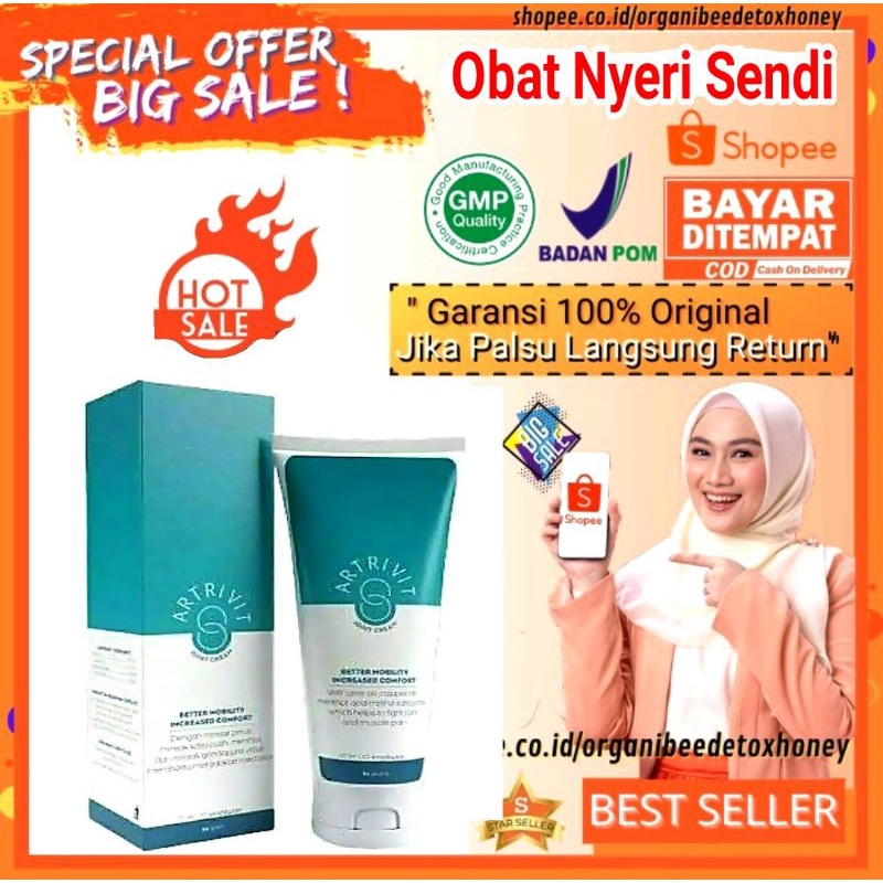 ATRIVIT CREAM PEREDA NYERI SENDI TULANG LUTUT ARTRIVIT ORIGINAL