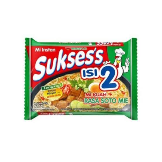 

SUKSES'S MI KUAH ISI 2 RASA SOTO MIE 111G