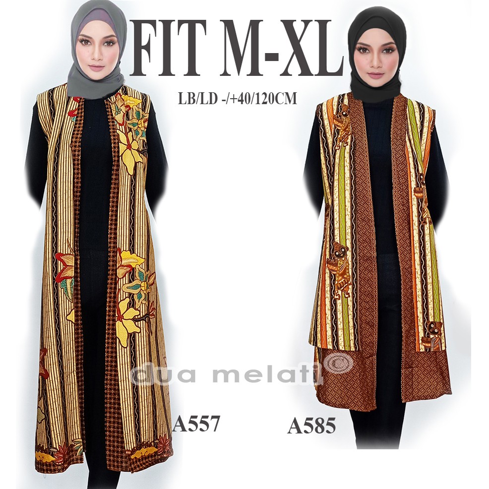 Outer batik jumbo wanita A557