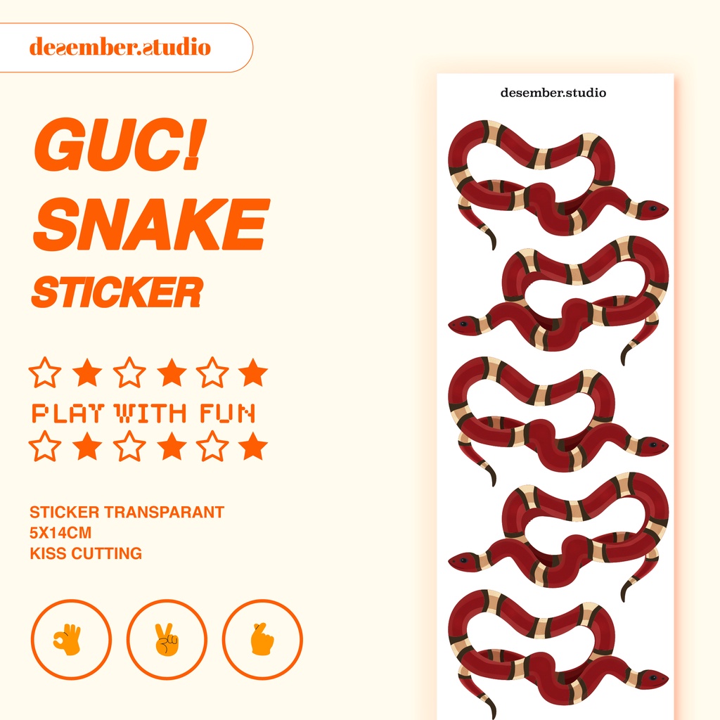 

Guc! Snake Sticker