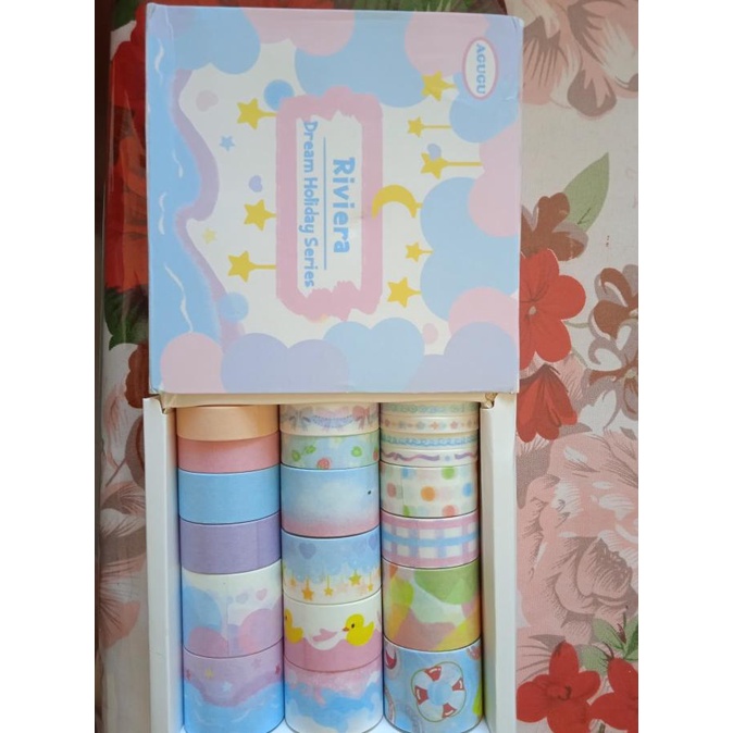 

(BISA COD) Washi Tape Set Kawaii Masking Tape 20pcs GRATIS ONGKIR Kode 193