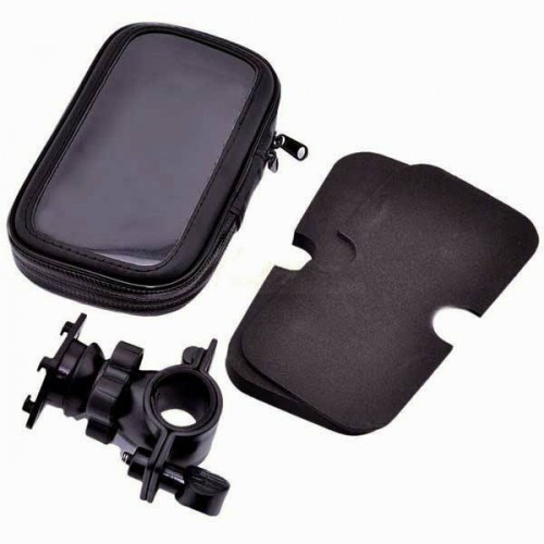 Bike Holder / Holder Stang Sepeda Untuk Handphone 5.5 Inch - Samsung - Lenovo