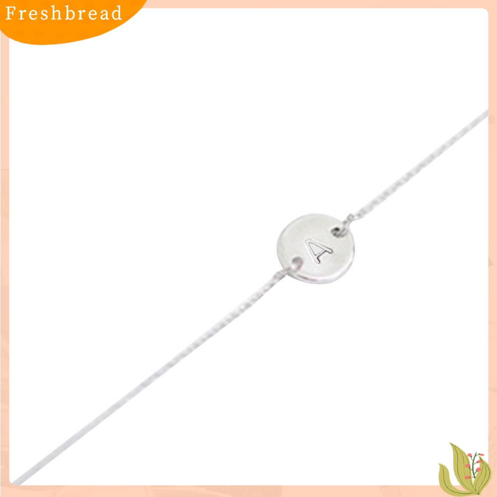 [Fresh] Gelang Bangle Motif 26 Huruf Simple untuk Pria / Wanita / Pesta / Hadiah