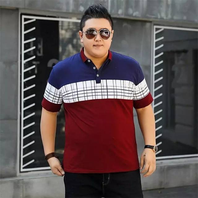 TOTOTAshop.Baju pria jumbo ANTHONY XXL-3XL.bahan baby unicon premium.lengan pendek