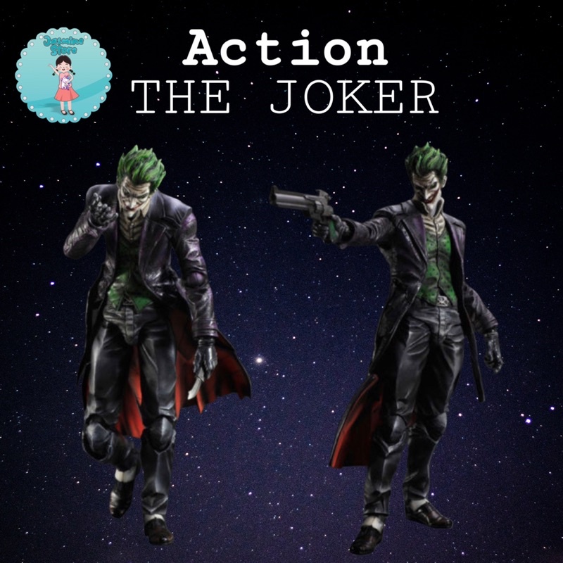 The Joker Batman Arkham Origins no. 4 Square Enix/Figure Joker no 4/Figure Action Joker No.4 Play Art Kai Detail Good Quality Ori