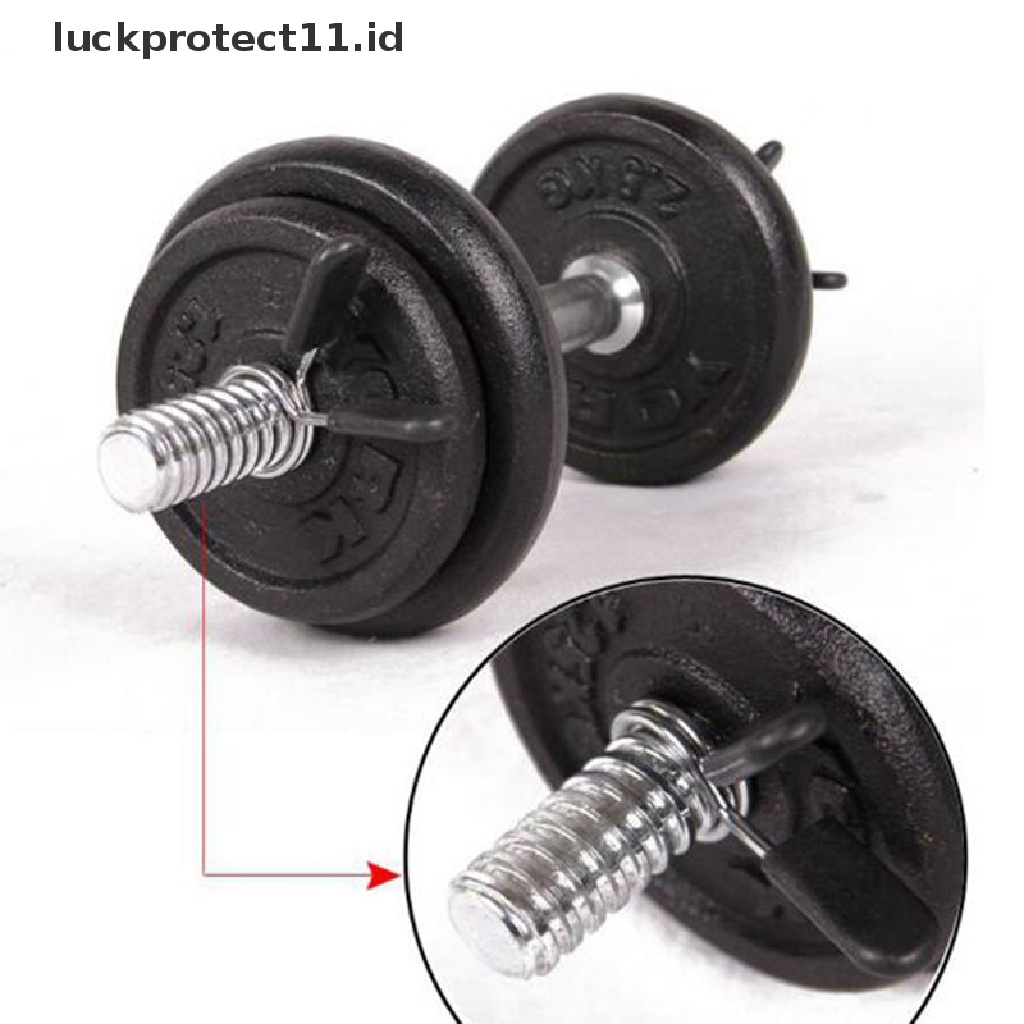 &lt; Luckprotect11.Id &gt; Gym Kerah Dumbbell Pengunci