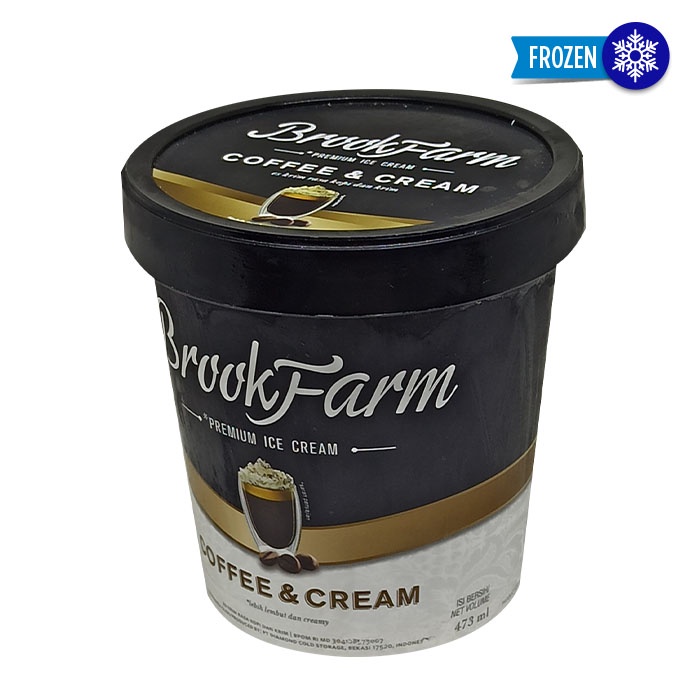 Brookfarm Ice cream Coffee &amp; Cream 473 ML