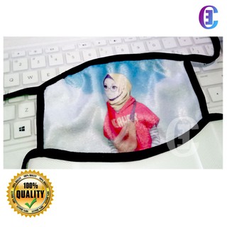 Masker Kain Karakter Kartun Muslimah Cutes Custom Printing Ecer Shopee Indonesia