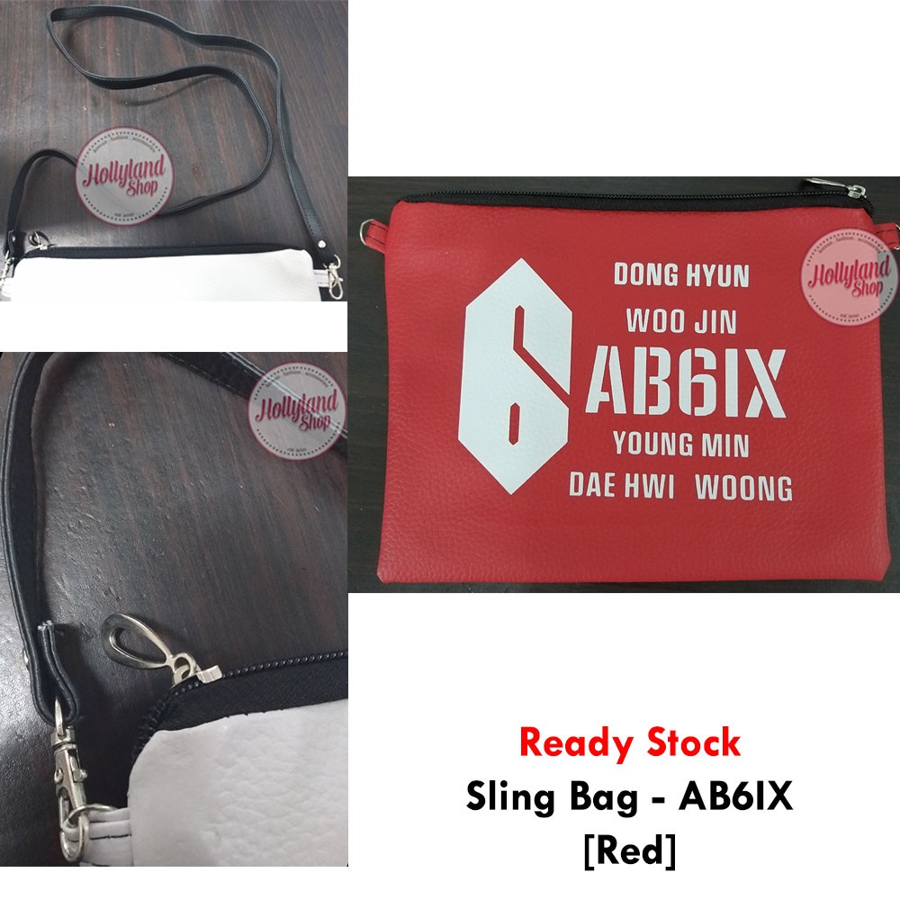 Sling Bag KPOP - AB6IX Blackpink BTS EXO NCT GOT7 IZ*ONE Seventeen Twice  Unofficial