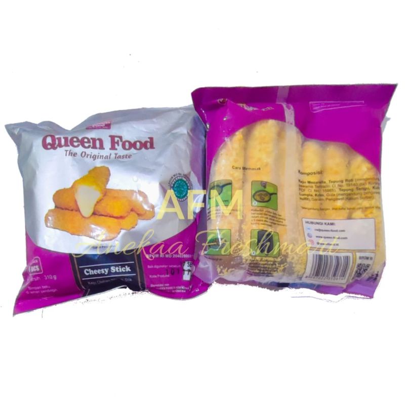 

QUEEN FOOD CHEESE STICK 310GRAM/8PCS STIK KEJU STICK KEJU