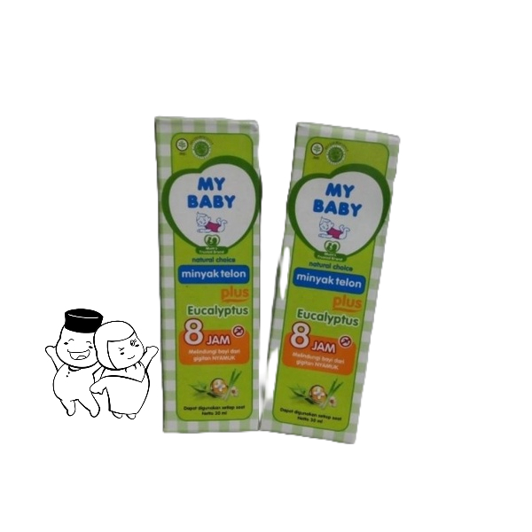 My Baby 30ml Minyak Telon Eucalyptus 8 Jam / MyBaby Minyak Telon 30 ml