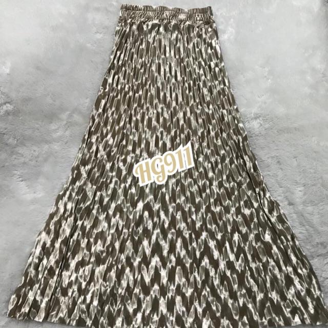 ( Bisa COD ) Rok Bludru velvet Super Gradasi/motif zigzag import Korea(panjang 90cm)-Zigzag gradasi
