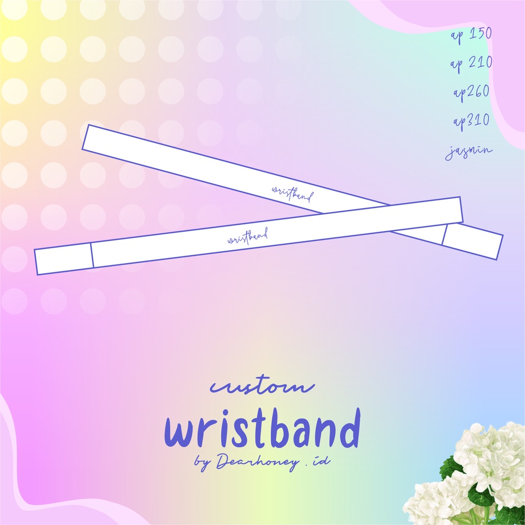 [ CUSTOM ] wristband / wristpass