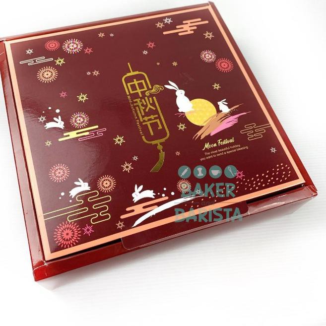 

Hot Deal Mooncake box 100g 4 Autumn 3 136326 dus kue bulan packaging moon cake kemasan kue mooncake