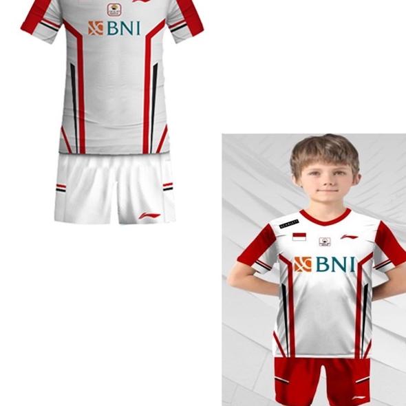 Baju BAdminton Anak Laki - Jersey Badminton Anak - stelan kaos Badminton anak