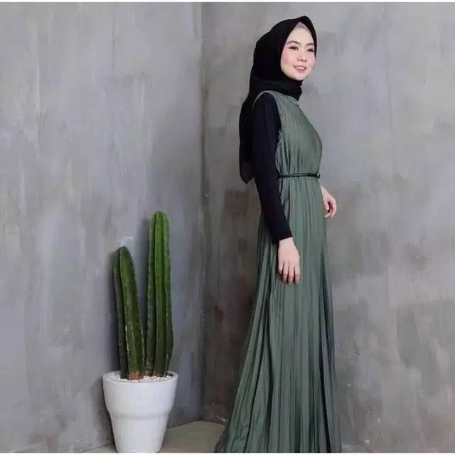 LONG DRESS PLISKET//GAMIS PLISKET