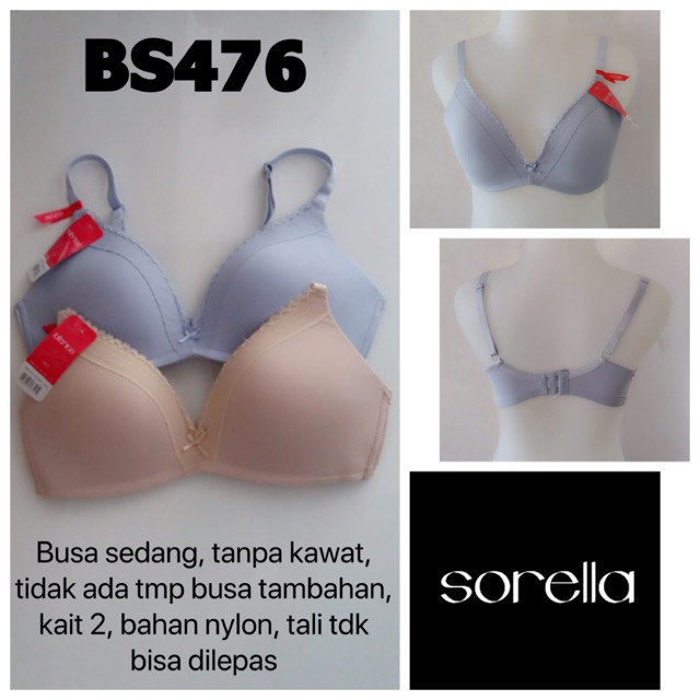 BS476 bra sorella tanpa kawat