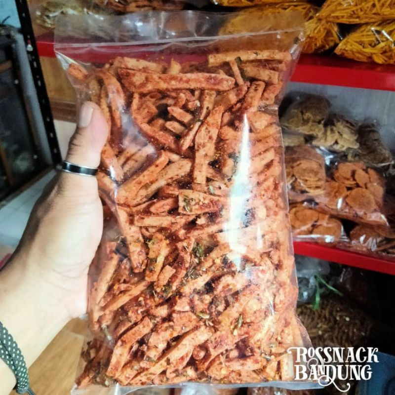basreng pedas cikruh daun jeruk bumbu basah bandung 250gr-1
