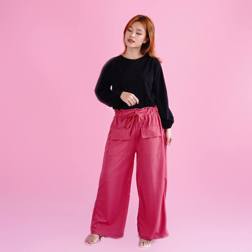 Dream Pocket Cullote Pants Wanita | KULOT CREPE PREMIUM/ DREAM POCKET KULOT PANTS