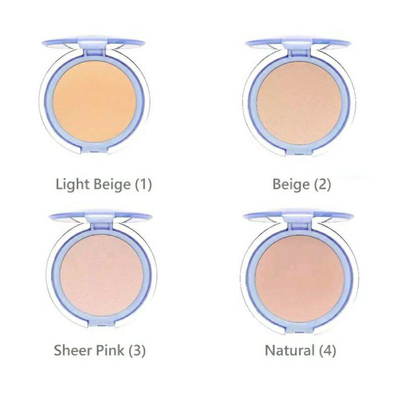 Wardah Lightening Refill Foundation Light Feel (Tanpa Kaca) Two Way Cake SPF 15 Light Beige Golden Sheer Pink