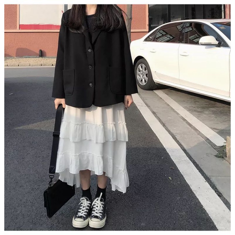 Korean Autumn Skirt [M010]