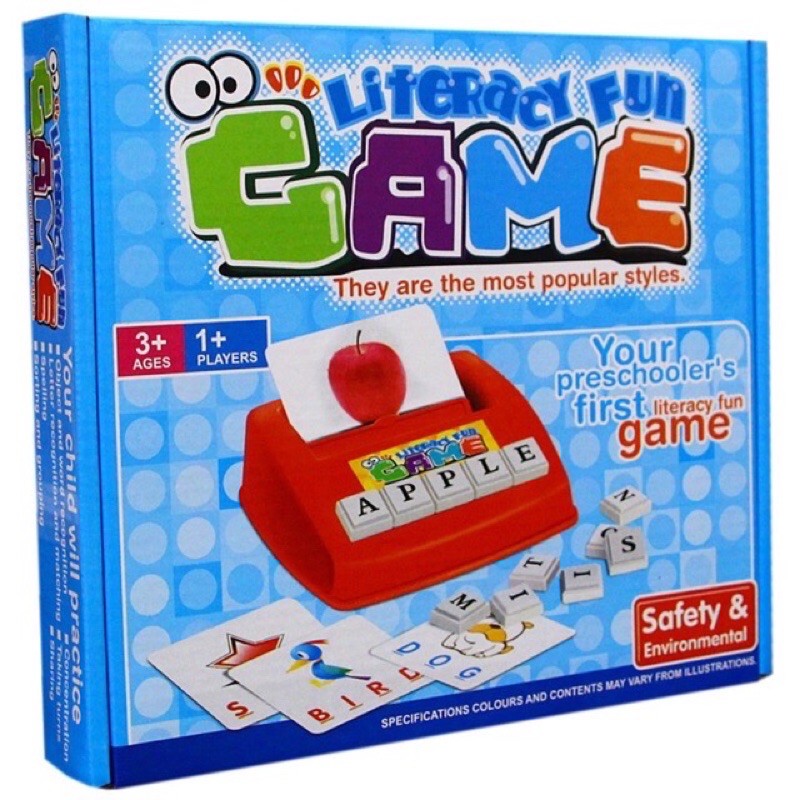 Literacy fun game - mainan edukasi anak