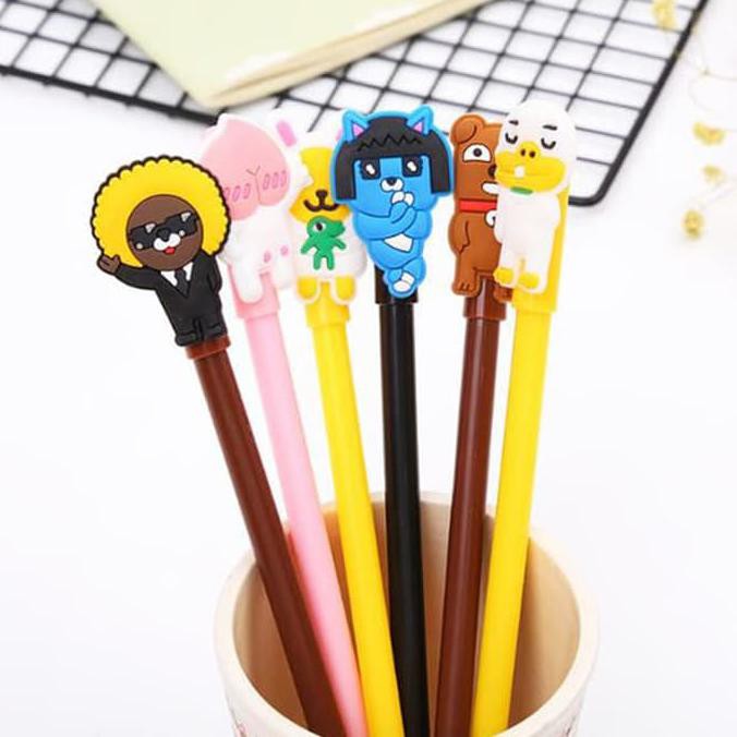 

Obral Pen Gel Kartun Kakao Friends Ballpoint Spe044 - Model Enam