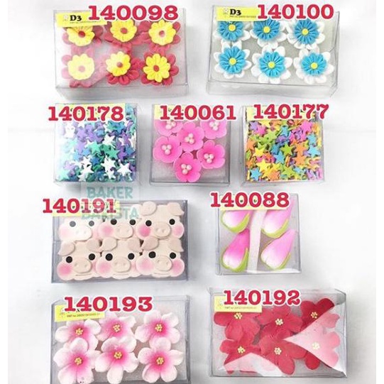 

Gumpaste Imlek / gumpaste bunga / hiasan kue pig / sakura / persik bakernbar99 Buru Order