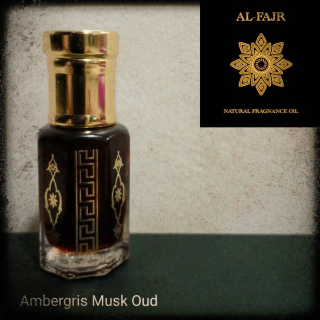 Ambergris Musk Oud 6 ml / Parfum Arab Minyak Wangi Amber Misik dan Oud