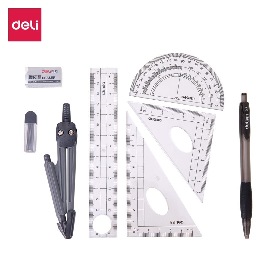 

RB Jangka Set with Penggaris Deli - No.9591 Deli