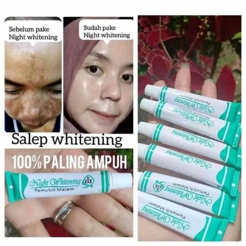 Night whitening( Salep FLEK HITAM,BEKAS JERAWAT)
