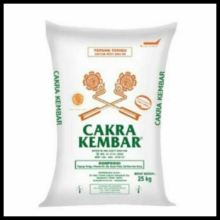 

TERBARUU!! TERIGU CAKRA KEMBAR @25KG (ZAK) TERLARIS