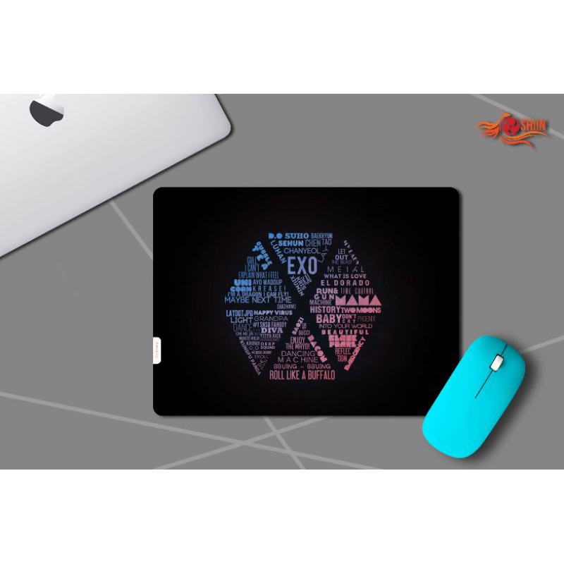 

MOUSEPAD 23X31 CM TEMA K-POP BOYBAND EXO TIPE 01