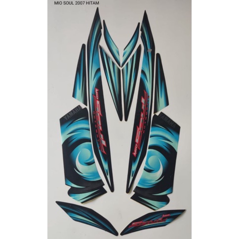 STRIPING MIO SOUL 2007 HITAM