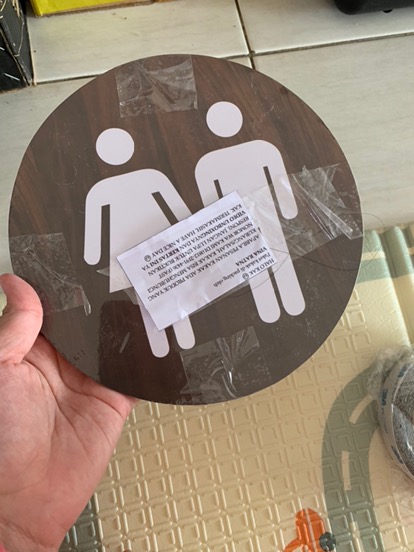 Logo Kamar Mandi Papan Tanda Wc