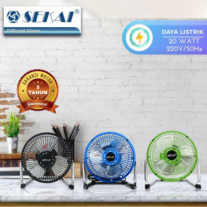 Mitra88sby Kipas Angin meja sekai HFN 650 ( desk fan High Velocity)