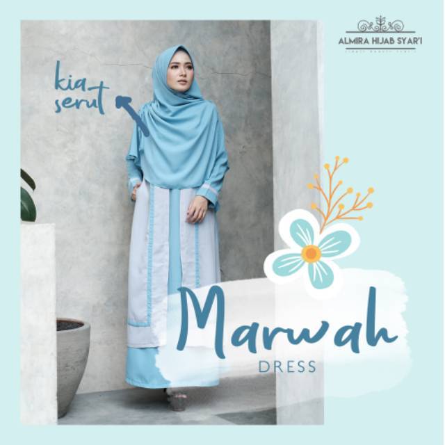 Marwah Dress by Almira Hijab / Gamis Wolfis