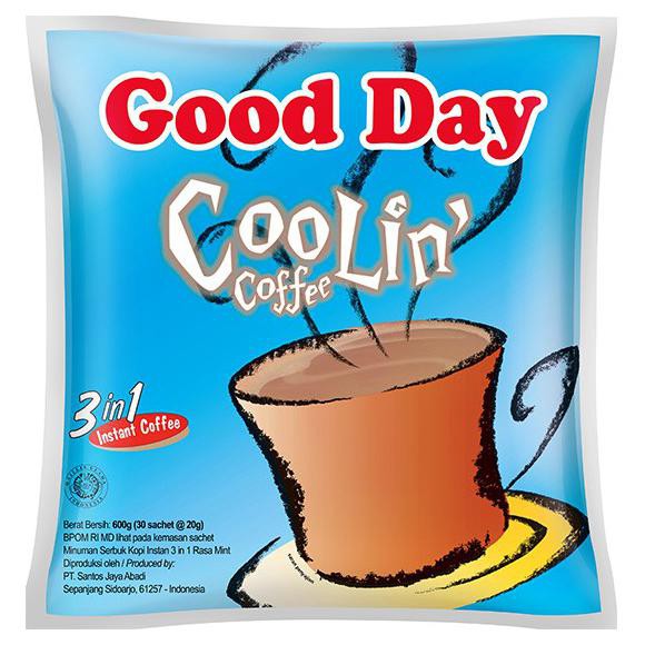 

GOOD DAY COOLLIN COFFEE BAG 30SX20GR