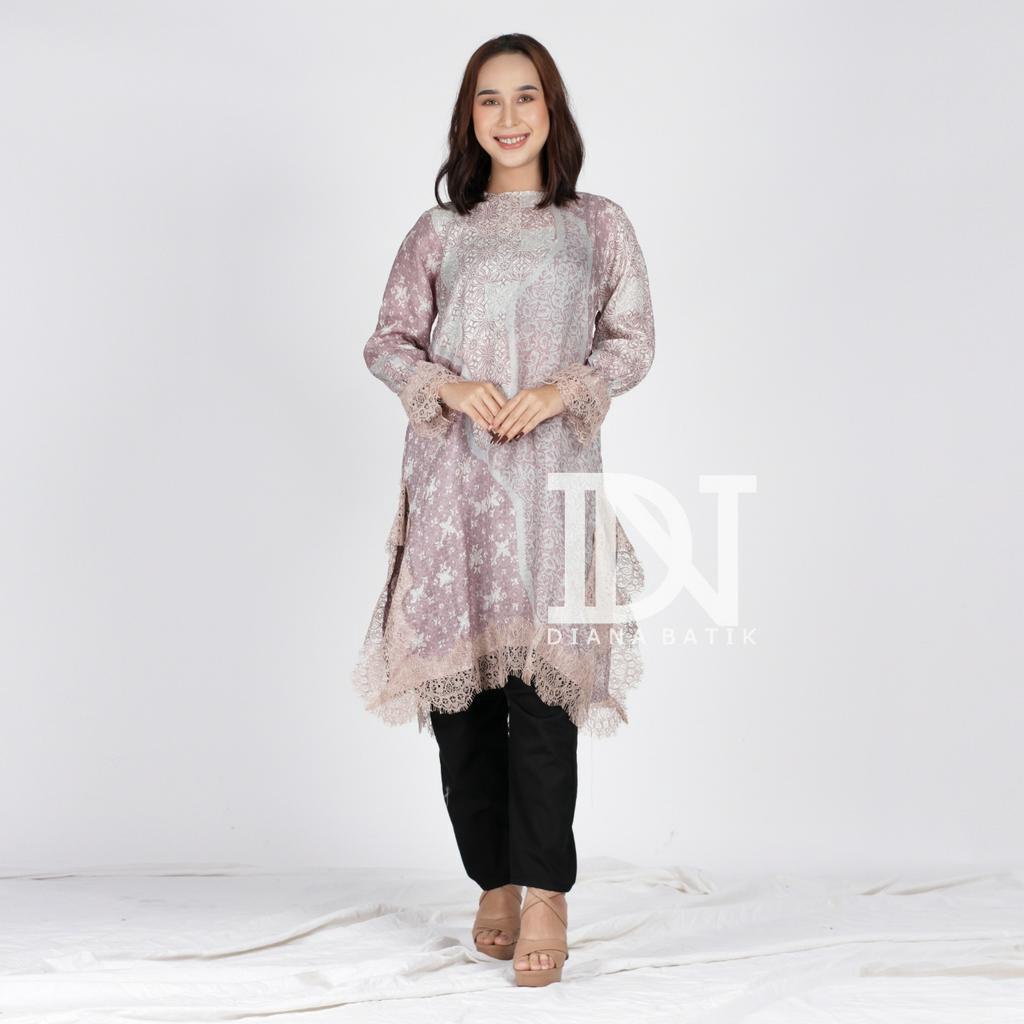 SET TUNIK LACE BAHAN VISCOSE by Diana Batik