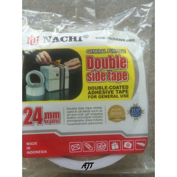 

Isolasi dobel tip DOUBLE SIDE TAPE 24 mm /1 Inch