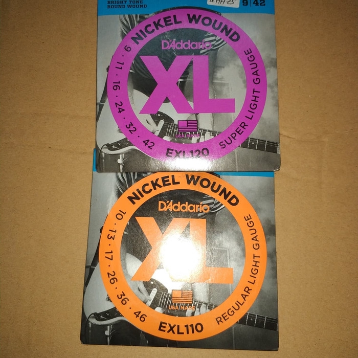 Senar gitar elektrik D'addario original EXL 110 / EXL 120