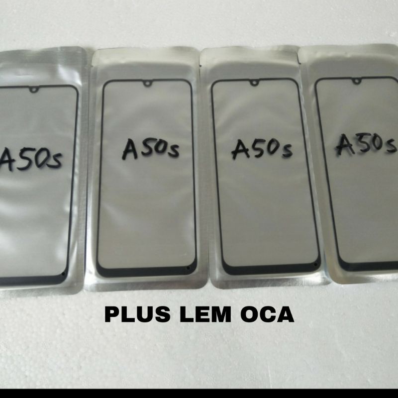 Touchscreen Tc Ts Kaca Depan Glass Oca Kaca  LCD SAMSUNG A50S Original