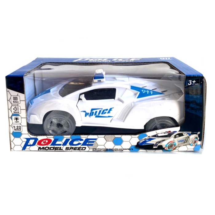 Mainan Mobil Polisi 911 Bump n Go Kado Ulang Tahun anak 2-3 Tahun