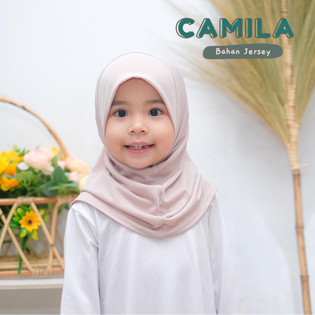 20+ WARNA (CLARISSA) Clarissa Hijab Baby 0-3th / Jilbab Anak Basic Jersey