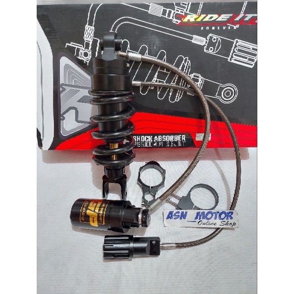 Shock Monoshok Tabung Pisah Ride It GP 104 Vixion New, R 15 new V3 , Xabre  Klik 3 Fungsi