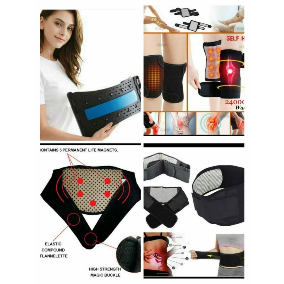 Ortopedi alat Terapi Pinggang Leher Lutut Magnetic Sabuk Magnet