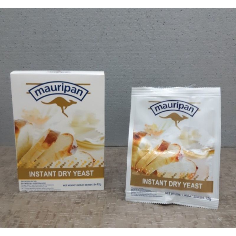 

Mauripan dry instant yeast kangguru 12gr sachet