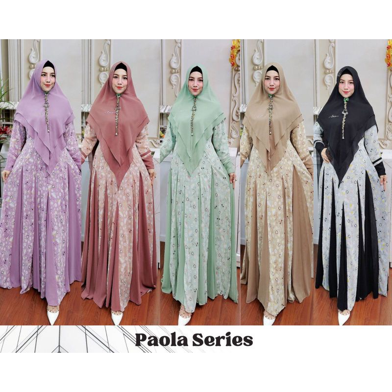 GAMIS PAOLA SET SYARI ERCE